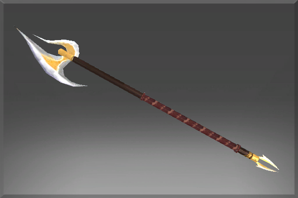 Inscribed Royal Halberd