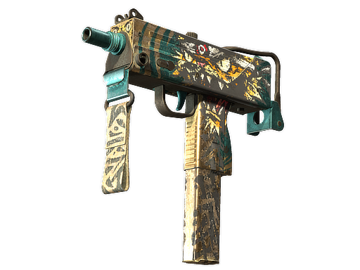 MAC-10 | Cat Fight (Battle-Scarred)