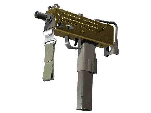 MAC-10 | Gold Brick (Minimal Wear)