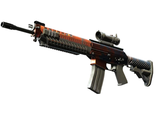 SG 553 | Danger Close (Well-Worn)