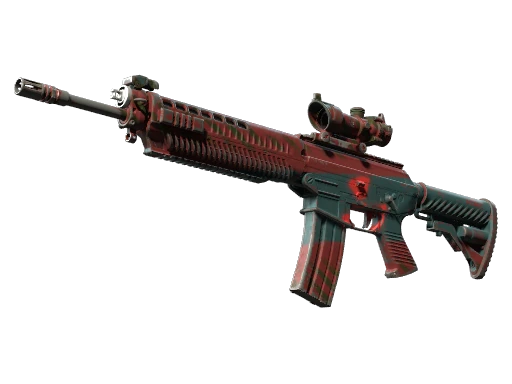 Souvenir SG 553 | Fallout Warning (Well-Worn)