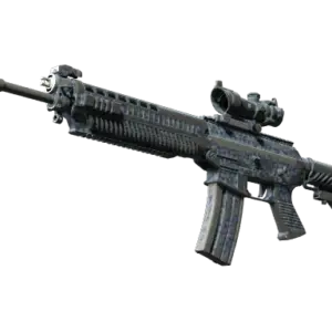 Souvenir SG 553 | Waves Perforated (Battle-Scarred)