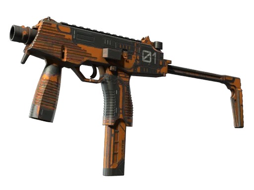 StatTrak™ MP9 | Modest Threat (Well-Worn)