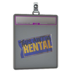 Sticker Slab | Ain't A Rental (Foil)