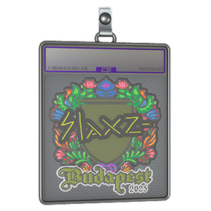 Sticker Slab | slaxz- (Embroidered) | Budapest 2025