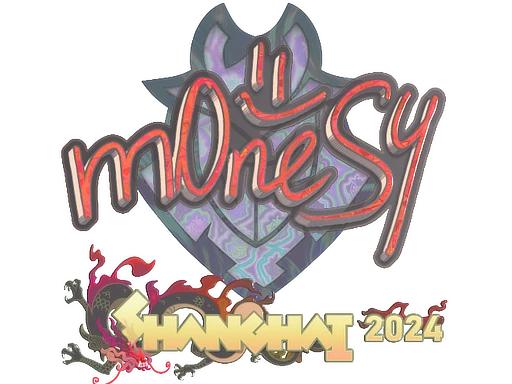 Sticker | m0NESY (Holo) | Shanghai 2024