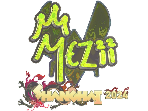 Sticker | mezii (Holo) | Shanghai 2024