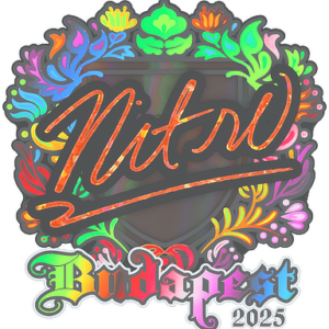 Sticker | nitr0 (Holo) | Budapest 2025