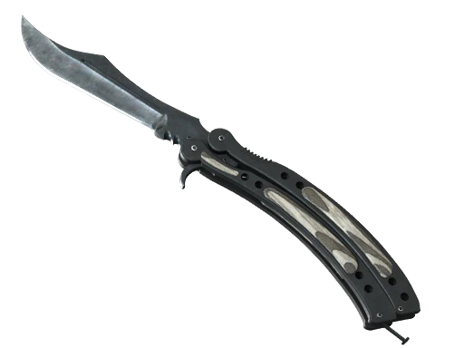 ★ StatTrak™ Butterfly Knife | Black Laminate (Minimal Wear)