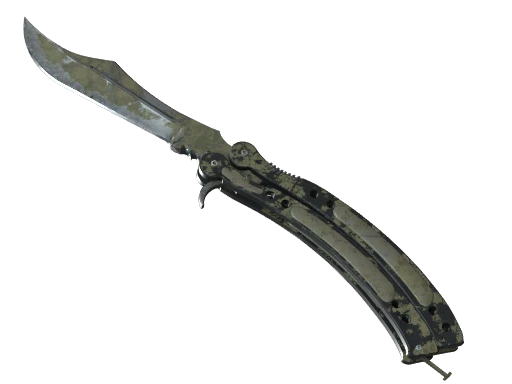 ★ StatTrak™ Butterfly Knife | Safari Mesh (Battle-Scarred)