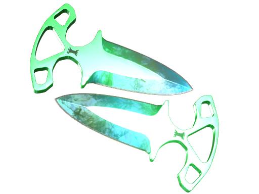 ★ StatTrak™ Shadow Daggers | Gamma Doppler Phase 3 (Factory New)